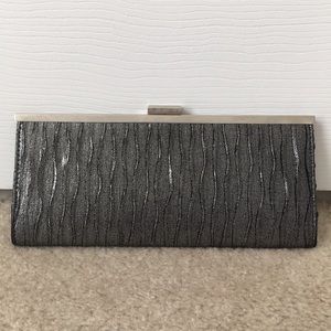 Gray metallic clutch
